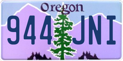 OR license plate 944JNI