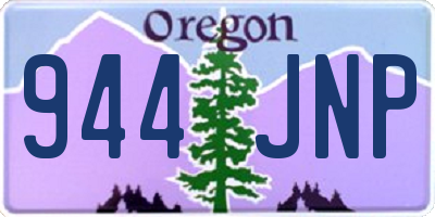 OR license plate 944JNP