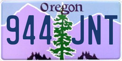 OR license plate 944JNT
