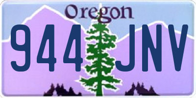OR license plate 944JNV