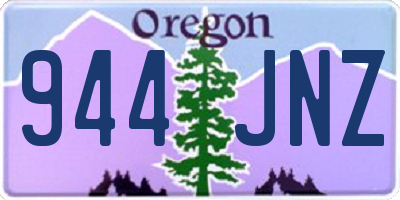 OR license plate 944JNZ