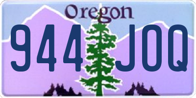 OR license plate 944JOQ