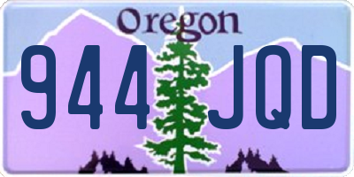 OR license plate 944JQD