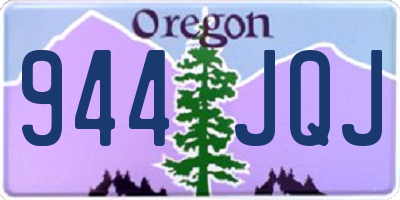 OR license plate 944JQJ