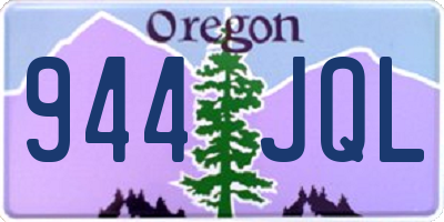 OR license plate 944JQL