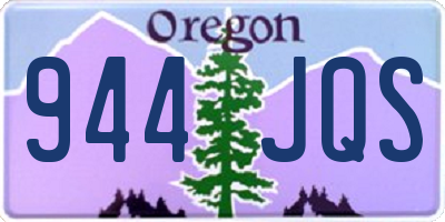 OR license plate 944JQS