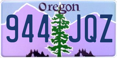 OR license plate 944JQZ