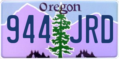 OR license plate 944JRD