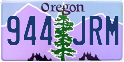 OR license plate 944JRM