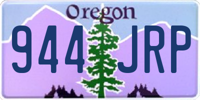 OR license plate 944JRP