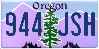 OR license plate 944JSH