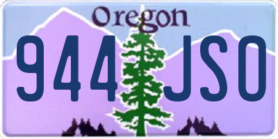 OR license plate 944JSO
