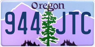 OR license plate 944JTC