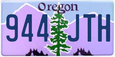 OR license plate 944JTH