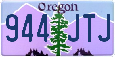 OR license plate 944JTJ