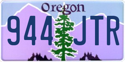 OR license plate 944JTR