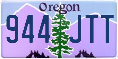 OR license plate 944JTT