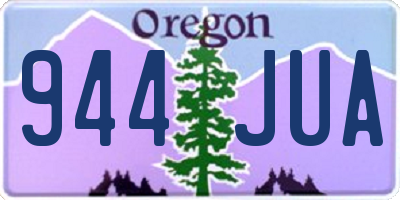 OR license plate 944JUA