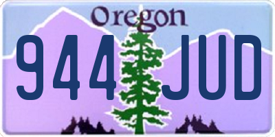 OR license plate 944JUD