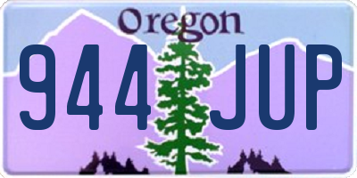 OR license plate 944JUP