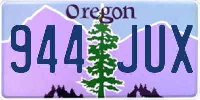 OR license plate 944JUX
