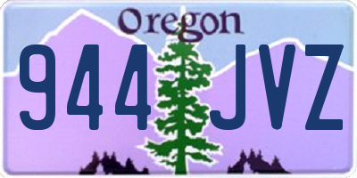 OR license plate 944JVZ