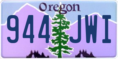OR license plate 944JWI