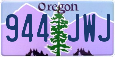 OR license plate 944JWJ
