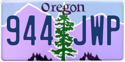 OR license plate 944JWP