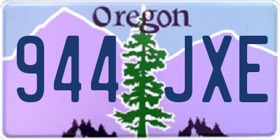 OR license plate 944JXE