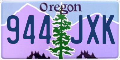 OR license plate 944JXK