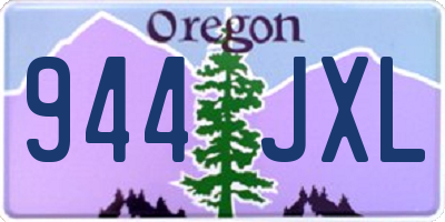 OR license plate 944JXL