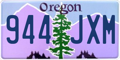 OR license plate 944JXM