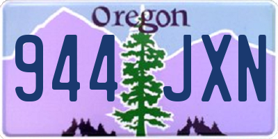 OR license plate 944JXN