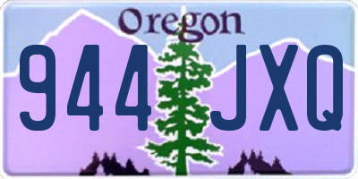 OR license plate 944JXQ