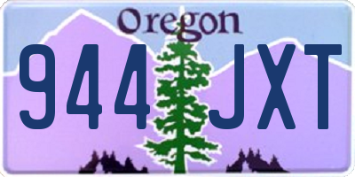 OR license plate 944JXT