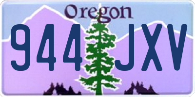 OR license plate 944JXV