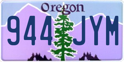 OR license plate 944JYM