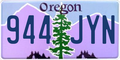 OR license plate 944JYN