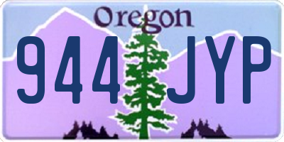 OR license plate 944JYP