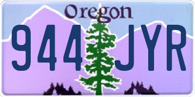 OR license plate 944JYR