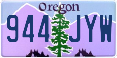 OR license plate 944JYW