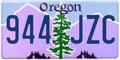 OR license plate 944JZC