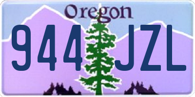 OR license plate 944JZL