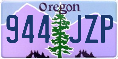 OR license plate 944JZP