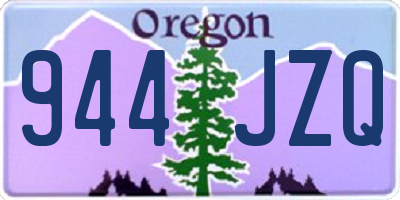 OR license plate 944JZQ