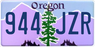 OR license plate 944JZR