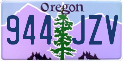 OR license plate 944JZV