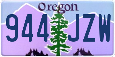OR license plate 944JZW