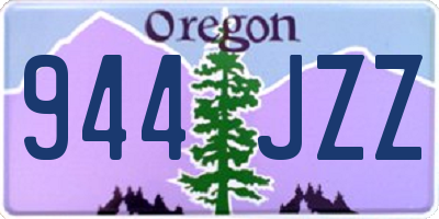 OR license plate 944JZZ
